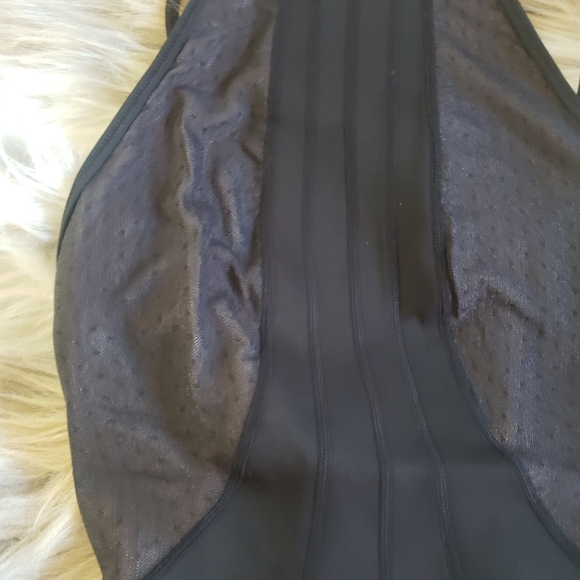 New Black & Nude High Neck Body Suit - Picture 6 of 8